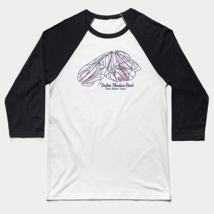 Stratton Mountain Resort Trail Map Baseball T-Shirt